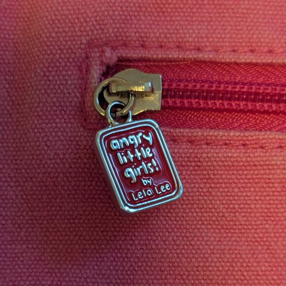 Weenies Should Be Fried Angry Little Girls by Lela Lee Hobo Bag Tie Tote - Picture 7 of 7